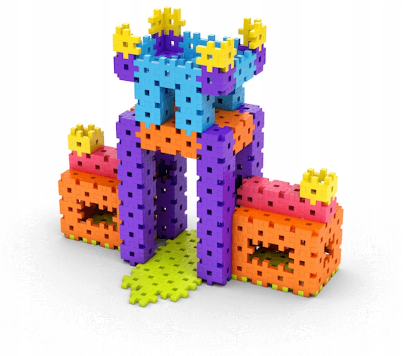 KLOCKI KONSTRUKCYJNE 3D KREATYWNE 600 SZTUK WAFLE - WYMAGA SAMODZIELNEGO Marka Meli