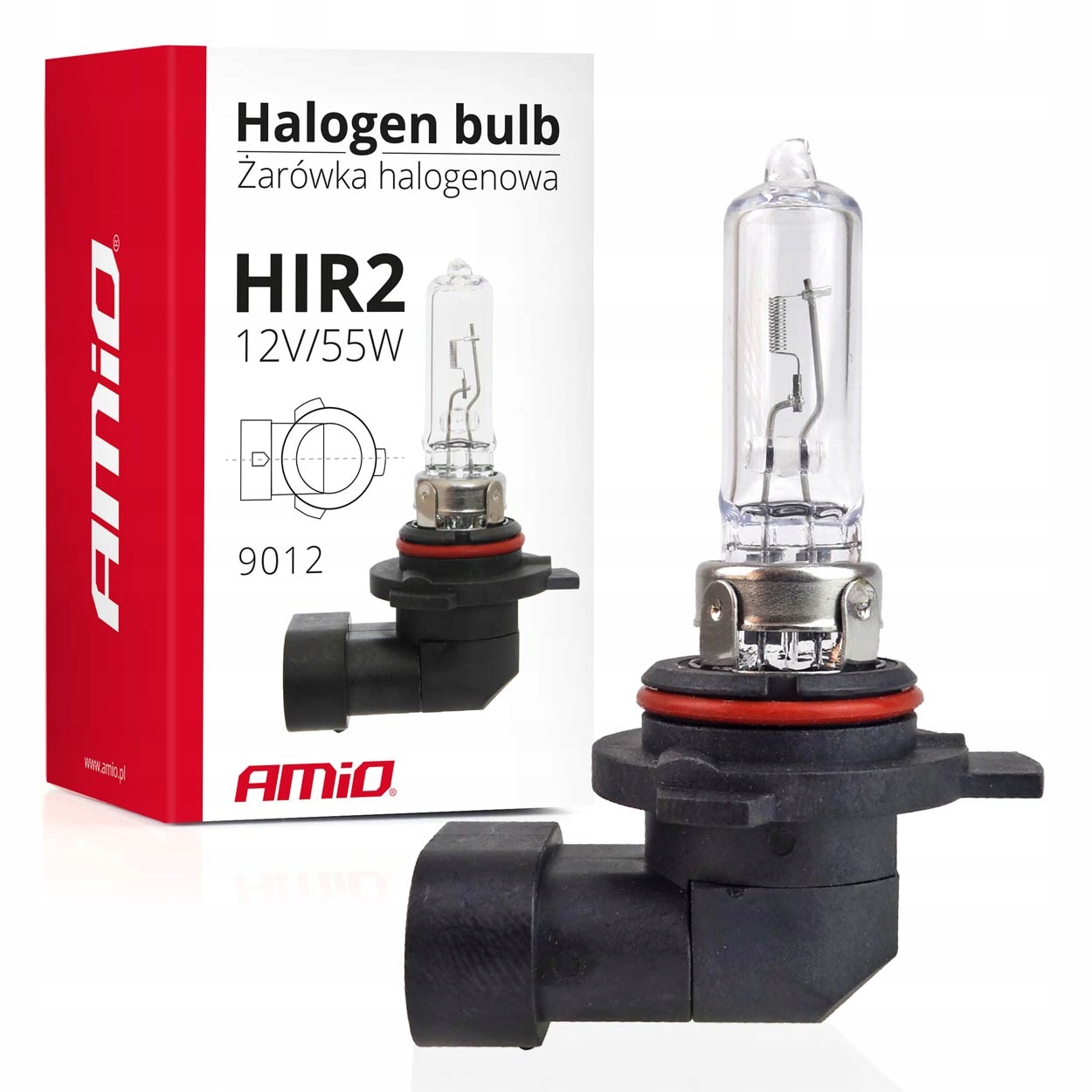 Gratisy# Żarówka halogenowa HIR2 9012 12V 55W Amio