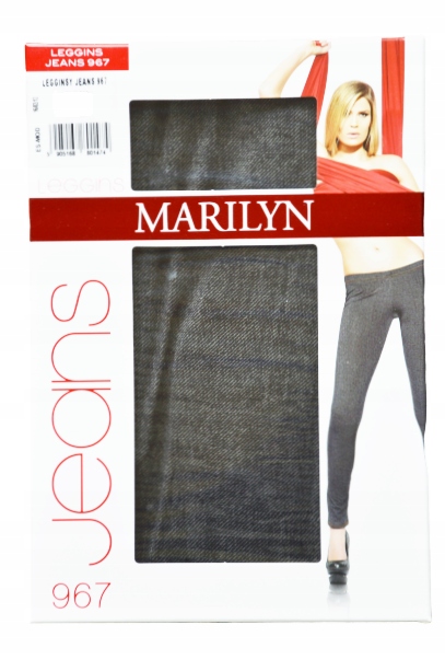 

Marilyn legginsy jeans black bawełniane S/m