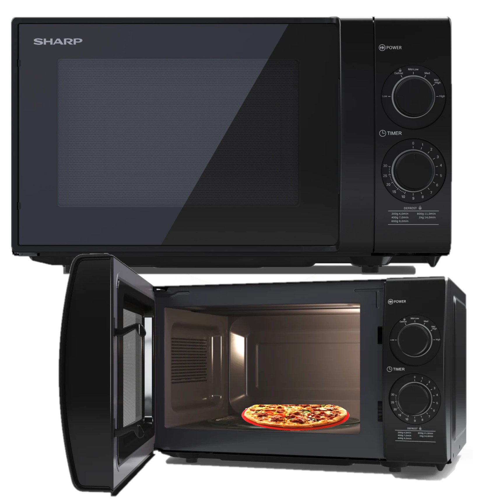 Kuchenka mikrofalowa wolnostojąca SHARP 700W