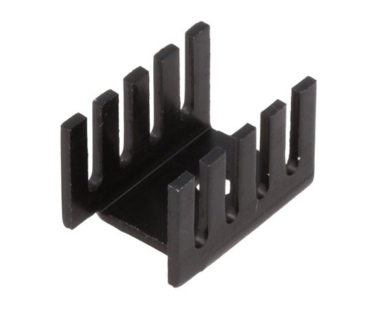 Radiator prasowany U, TO220 19x13.2x12.7 mm