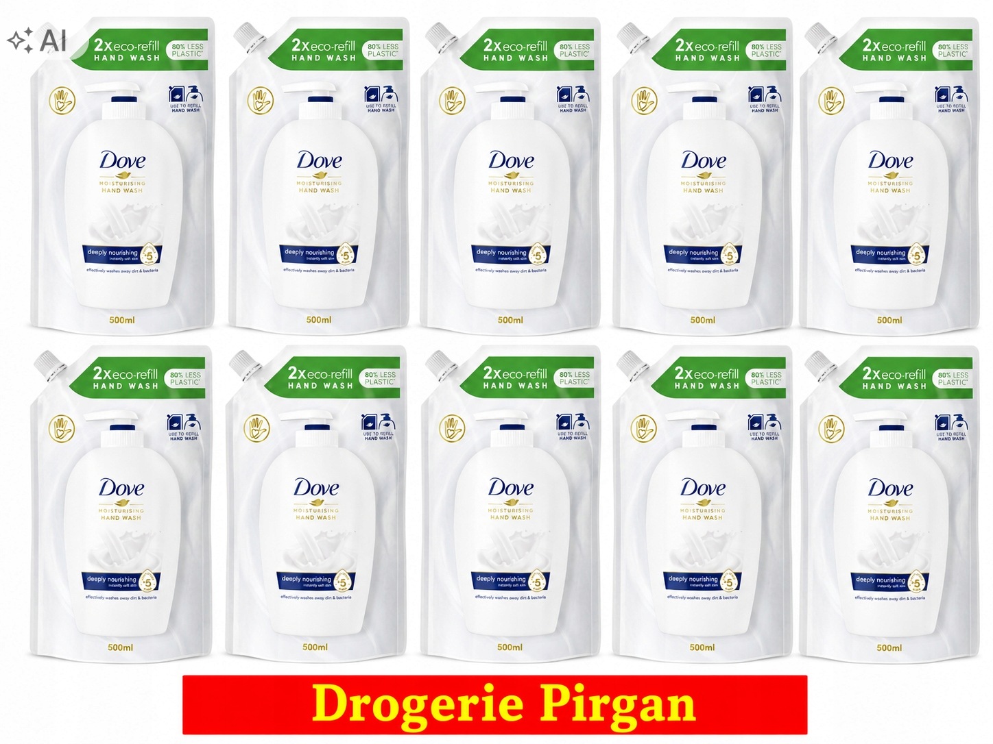 Péče o pokožku tekuté mýdlo náhradní náplň Dove 500 ml