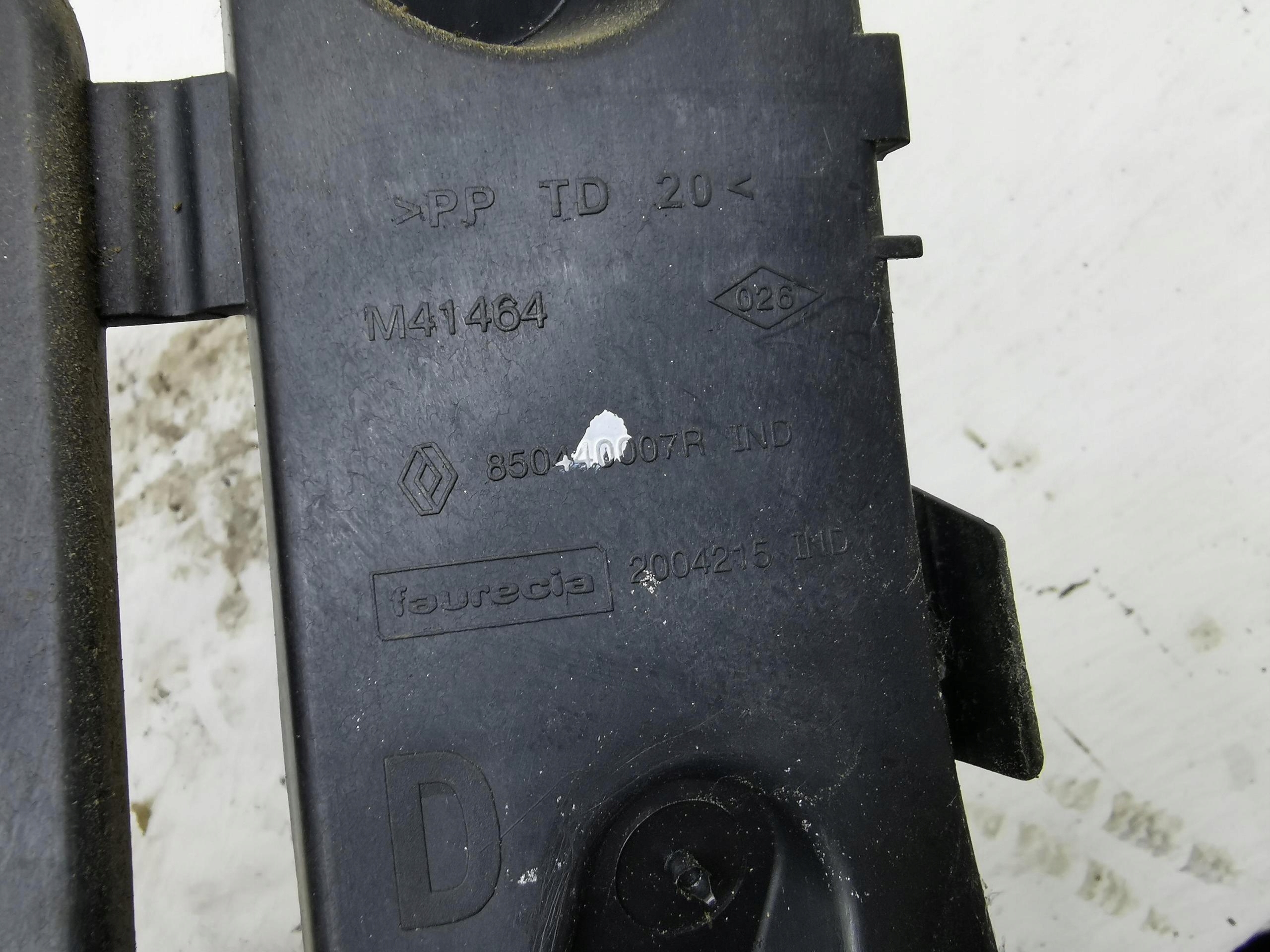 bumper bracket right rear part RENAULT SCENIC III 08-16 850440007R
