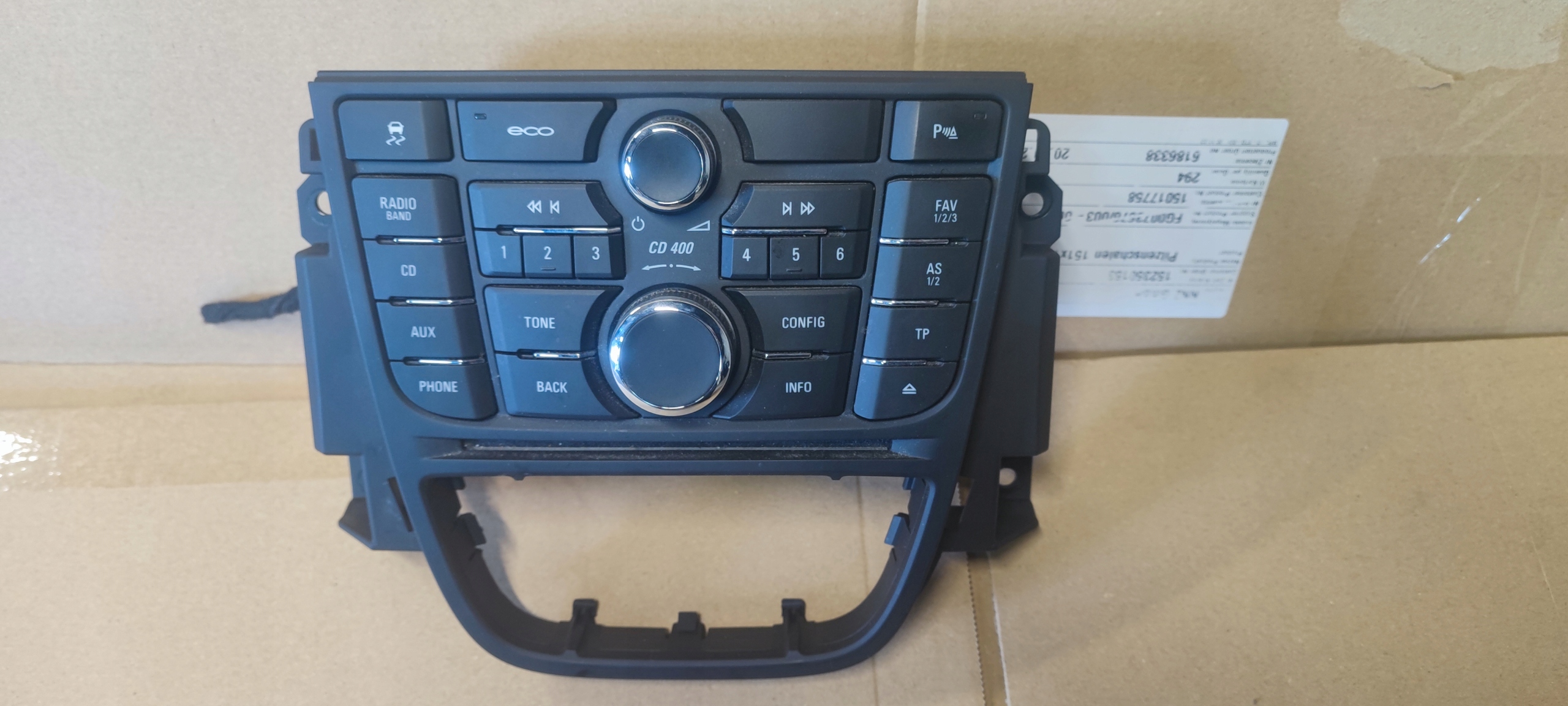 OPEL MERIVA B control panel RADIEM ECO CD400 SPRAWNY