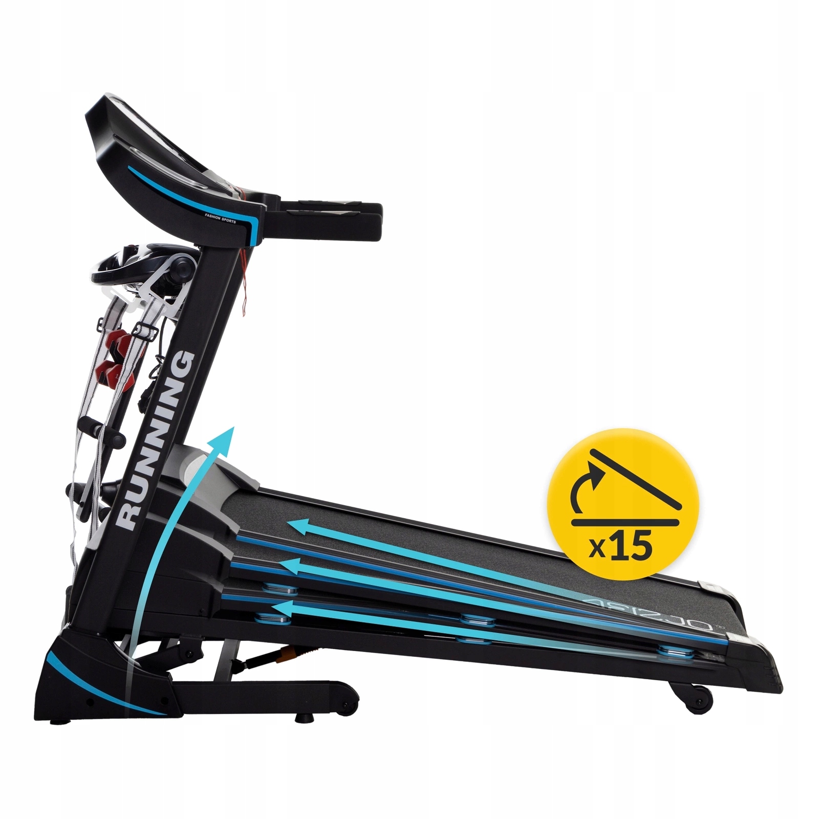 BIEŻNIA ELEKTRYCZNA DOMOWA SKŁADANA REGULACJA WZNIOS AMORTYZACJA FALCO S+ Kod producenta TM09