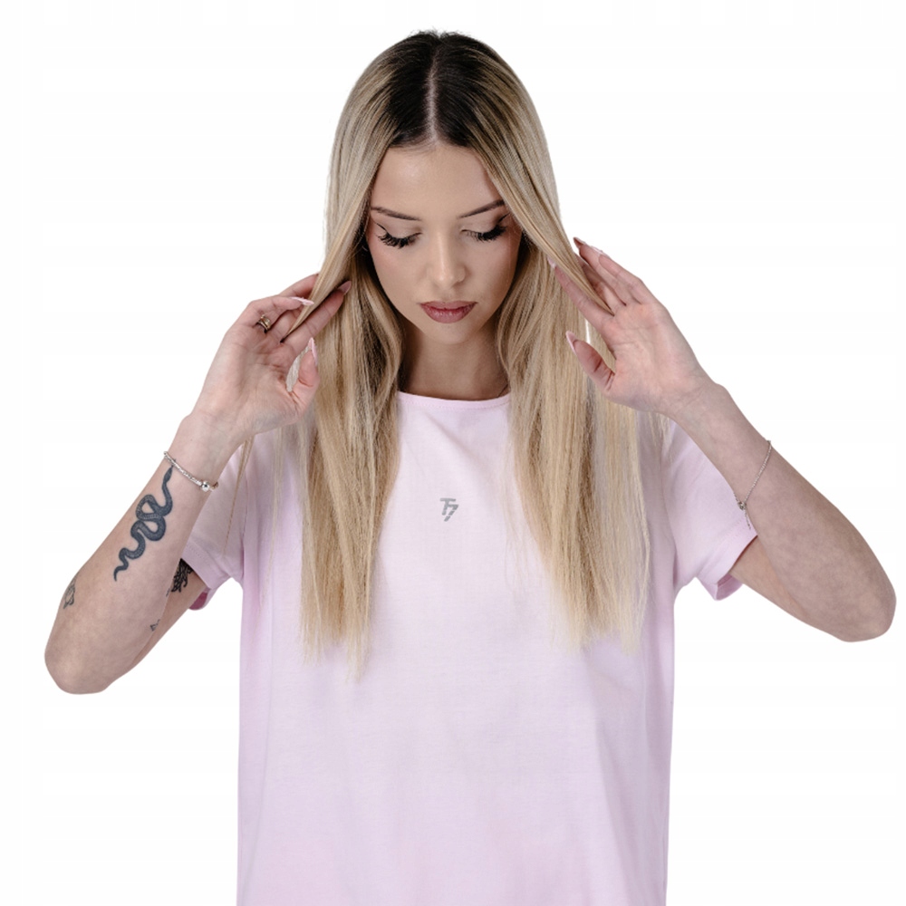 Tričko T7 Sport bavlna Růžová T-shirt-w-sport-vel- S