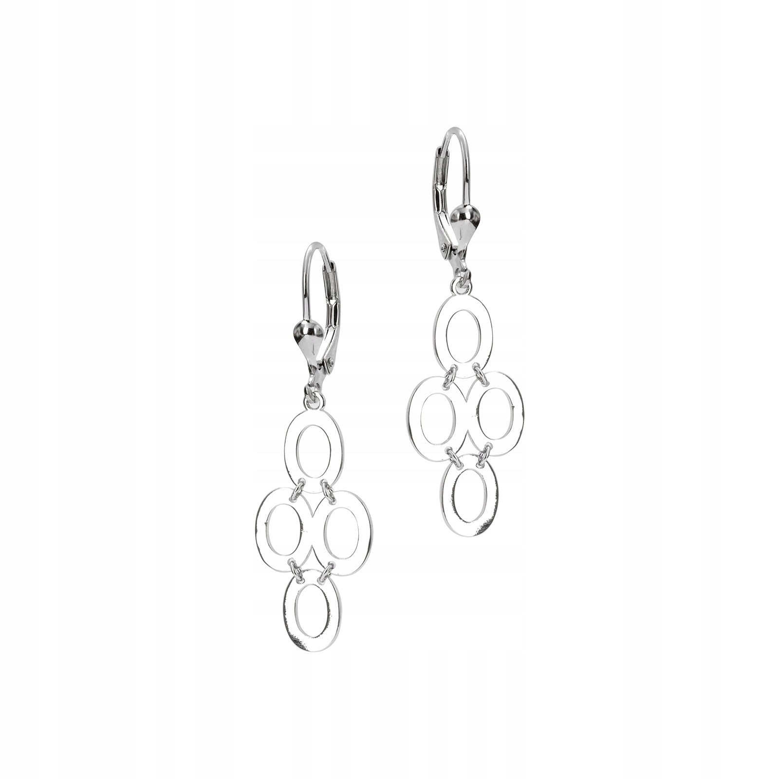 Stříbrné náušnice Bubble 925, závěsné