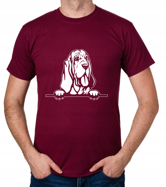 

koszulka Bloodhound Pies Dog Piesek Psiak prezent
