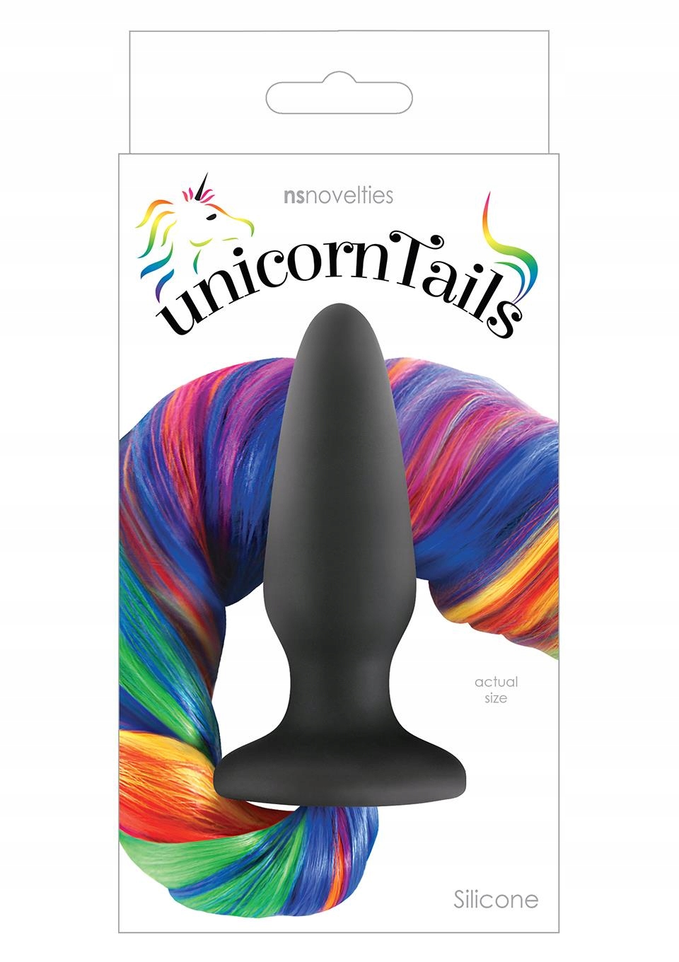 UNICORN TAILS RAINBOW - SILIKONOWY KOREK ANALNY EAN (GTIN) 657447098116