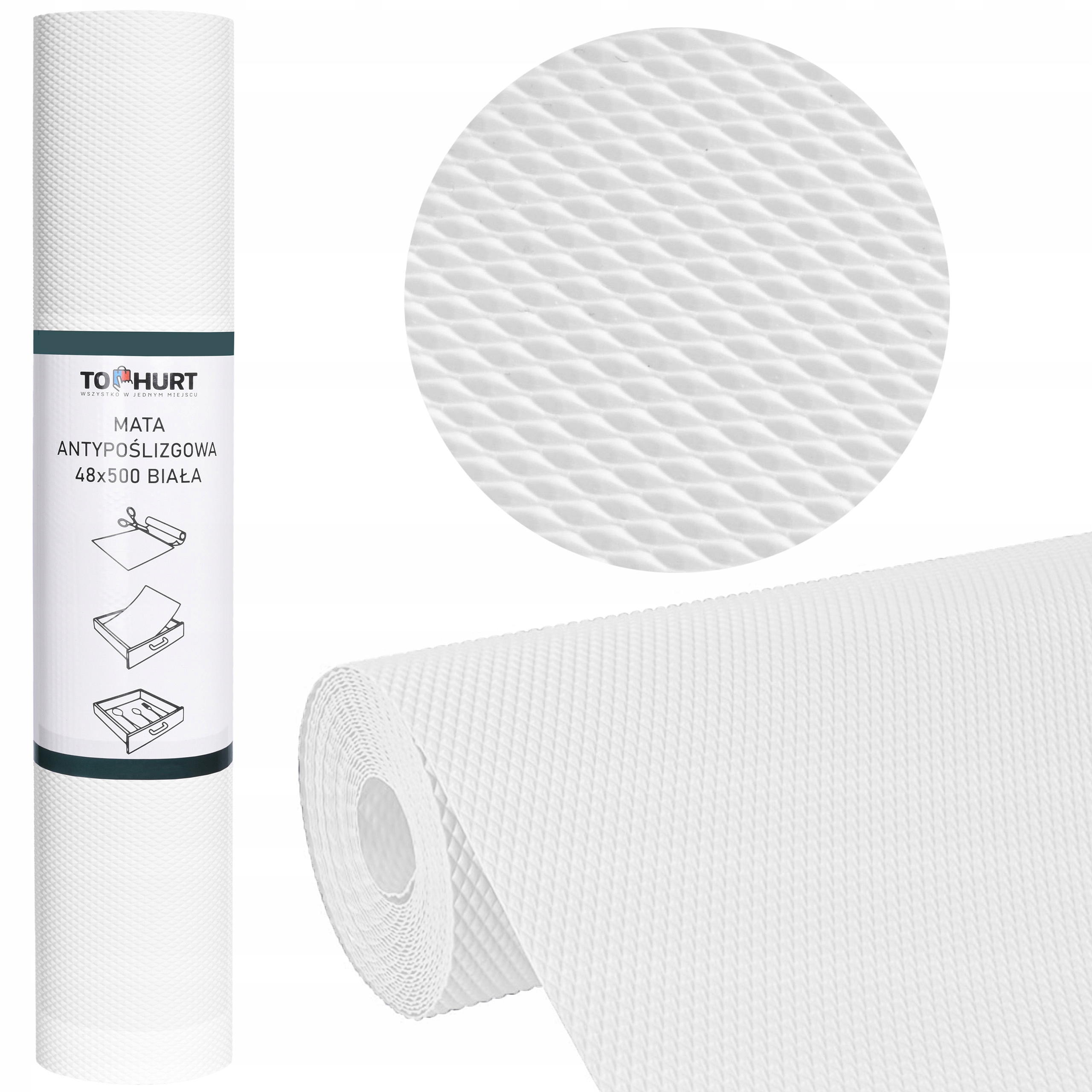 

Mata Antypoślizgowa Do Szuflad Szafek 48x500 cm