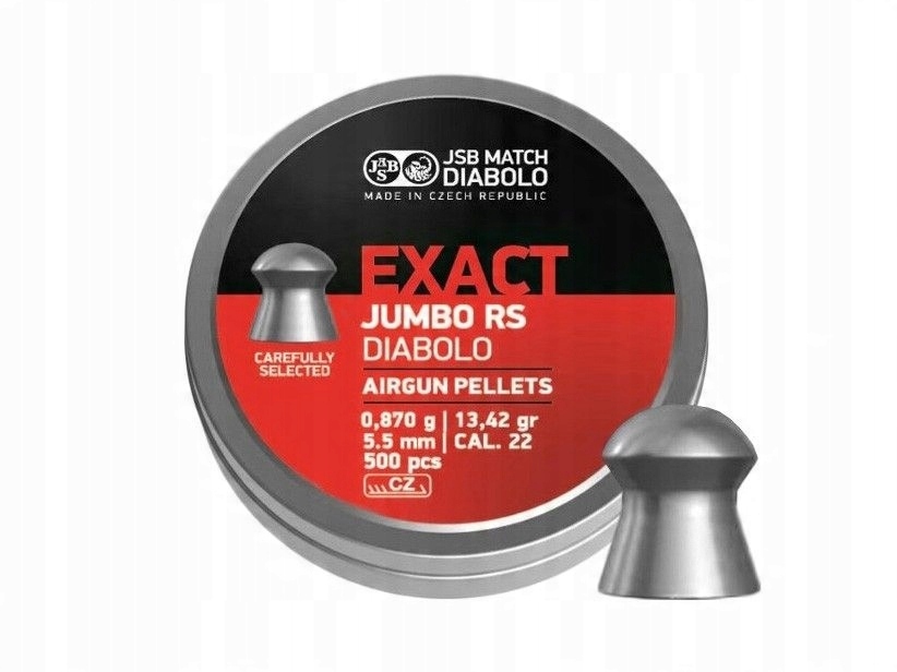 Śrut diabolo Jsb Exact Jumbo Rs 5,52 mm 500 szt.