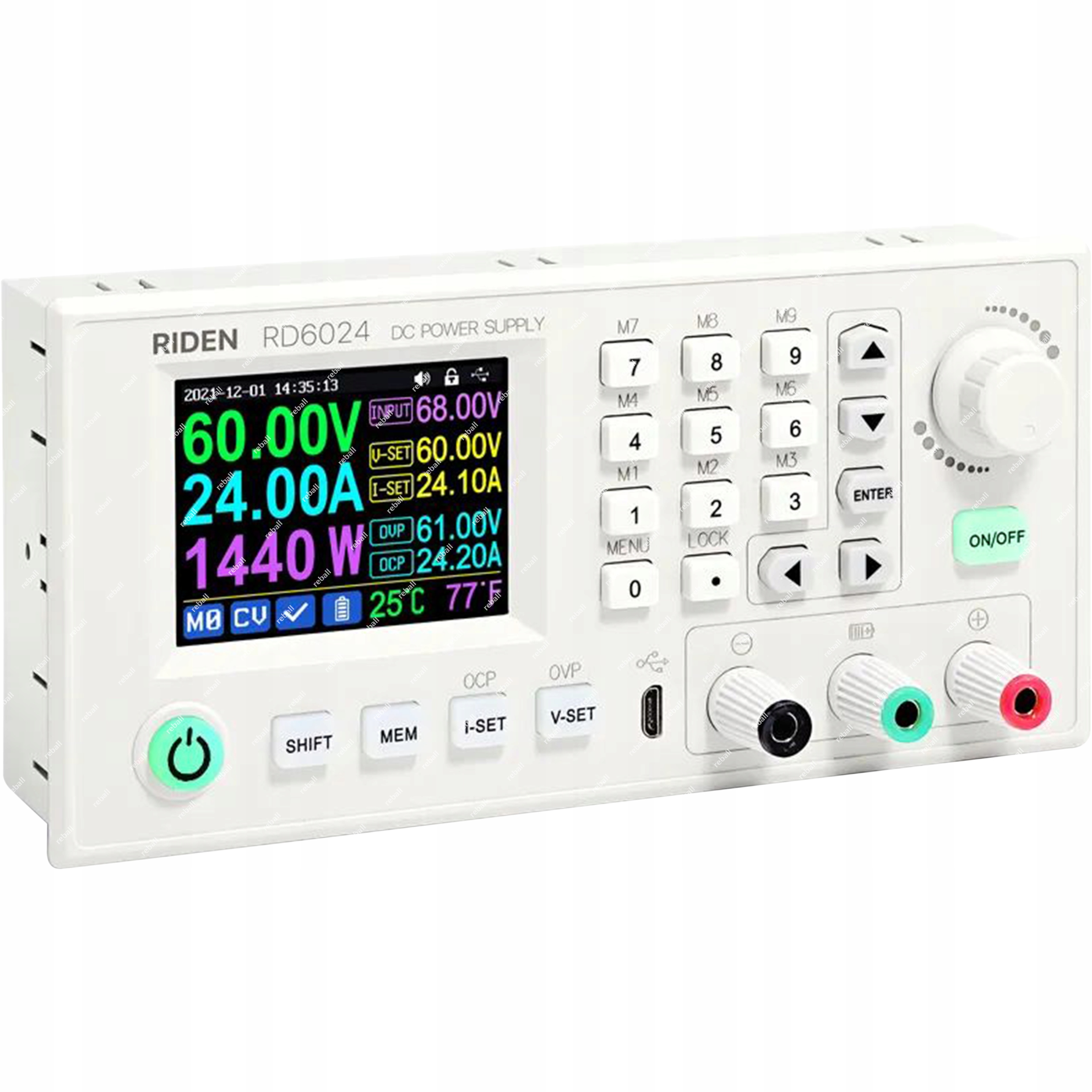 Panelový Napájecí Modul Riden RD6024-W 0-60V 0-24A WiFi