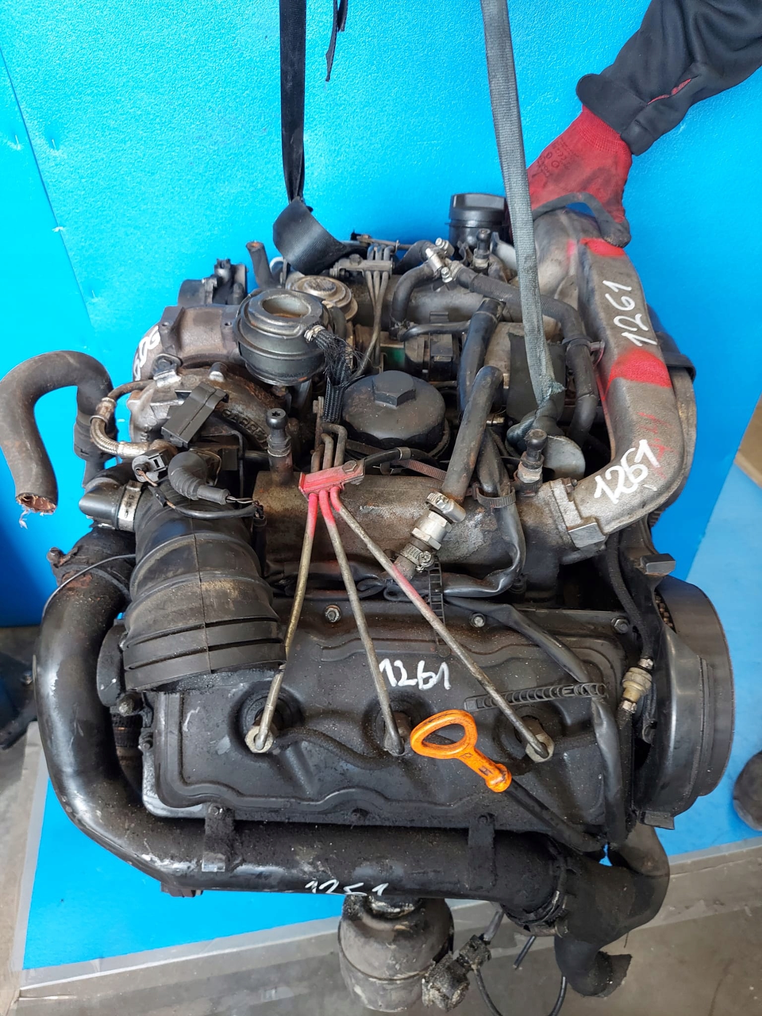 engine AUDI A4 B6 2.5 TDI BDG 212.768KM