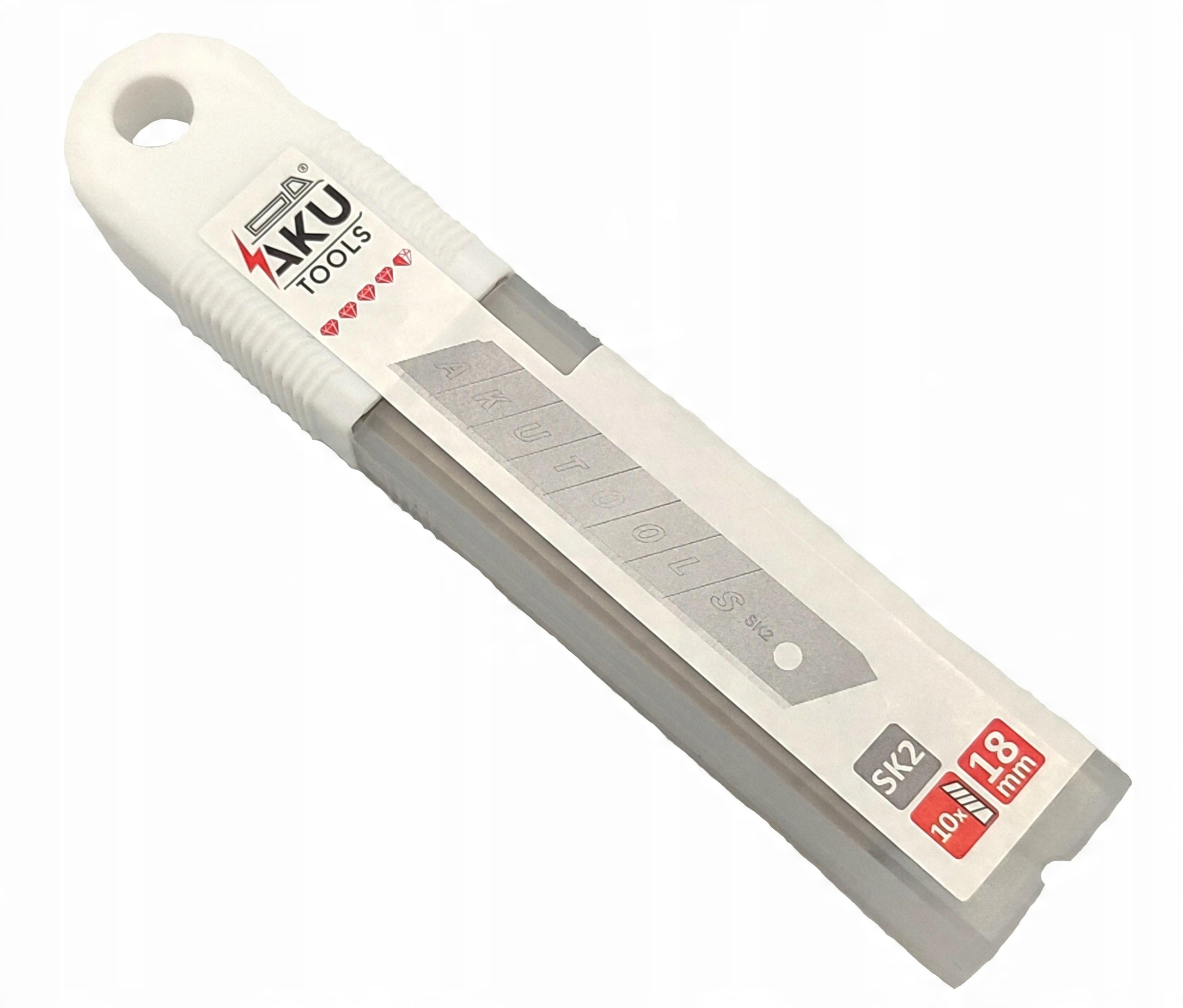 

Ostrza łamane 18mm Aku Tools SK2 10 szt. silver