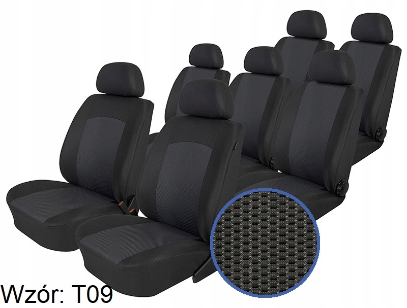 Pokrowce samochodowe DEDYKOWANE Dacia Lodgy (7fot) Producent Atra