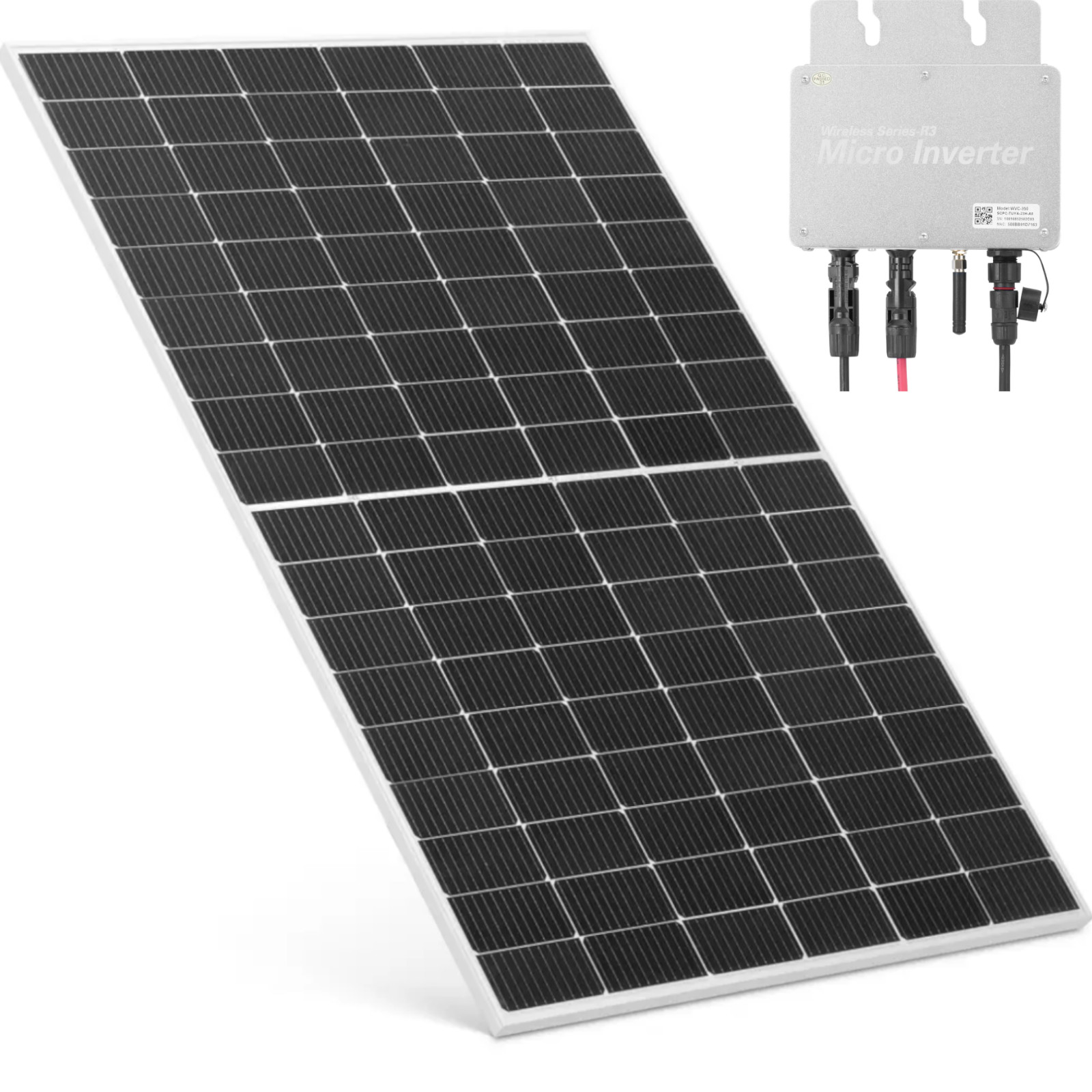 Balkónová Fotovoltaika So Solárnym Panelom 350 W Sada