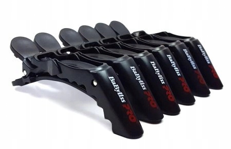

Babyliss Pro Klipsy Krokodylki 6 szt czarne M2941E