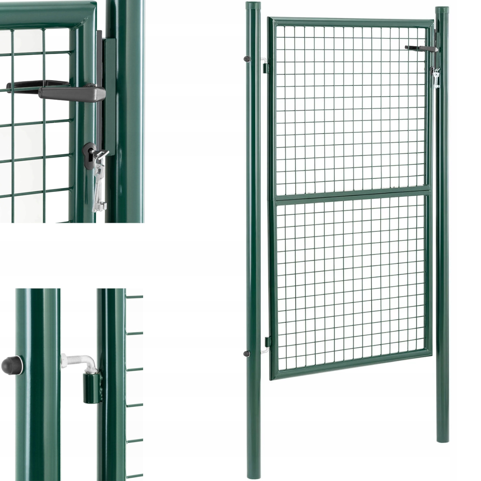 Záhradná Vstupná Brána Do Záhrady Kovová Z Ocele 107,5 X 196 CM