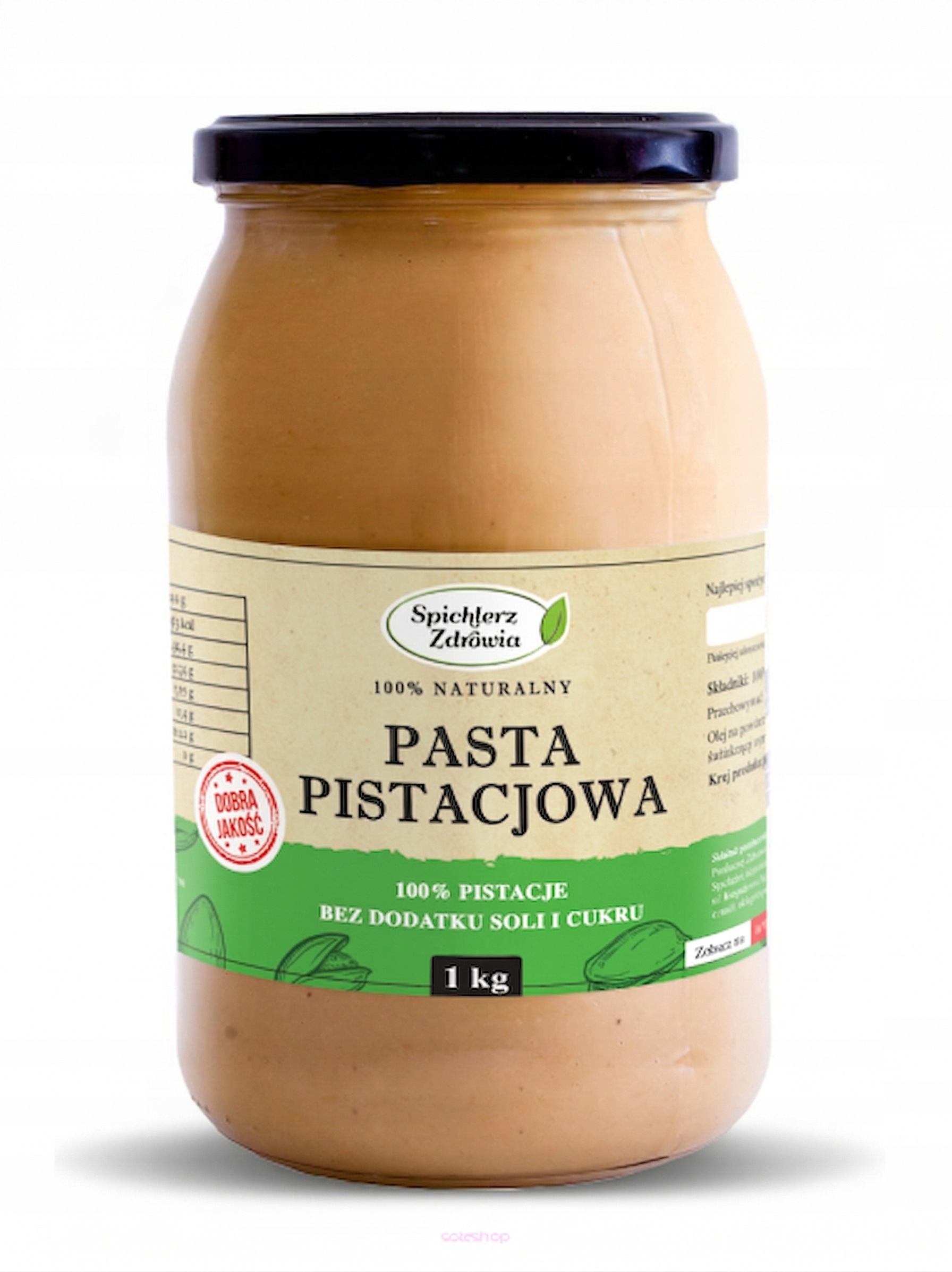 Pasta Pistacjowa Krem Pistacjowy Z Pistacji 1000G 1KG Poleca Zdrowa Marka