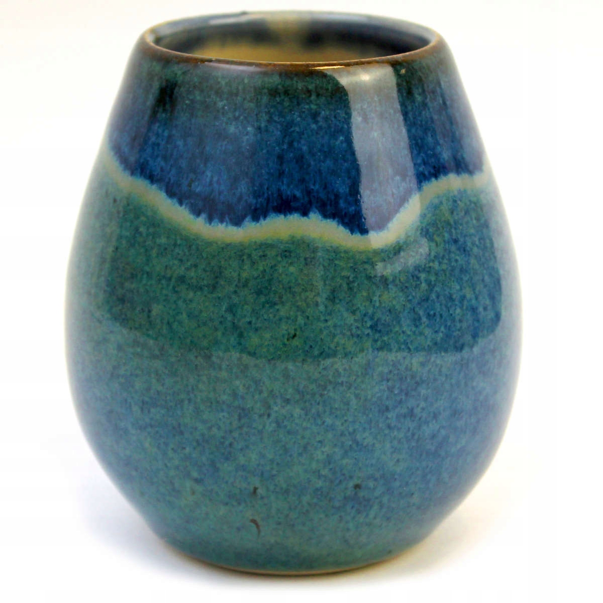 Levně Soustružené na kole, keramická nádobka matero pro yerba mate, ruční výroba