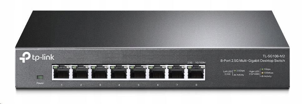 TP-Link switch TL-SG108-M2 (8x2, 5GbE, fanless) TL-SG108-M2