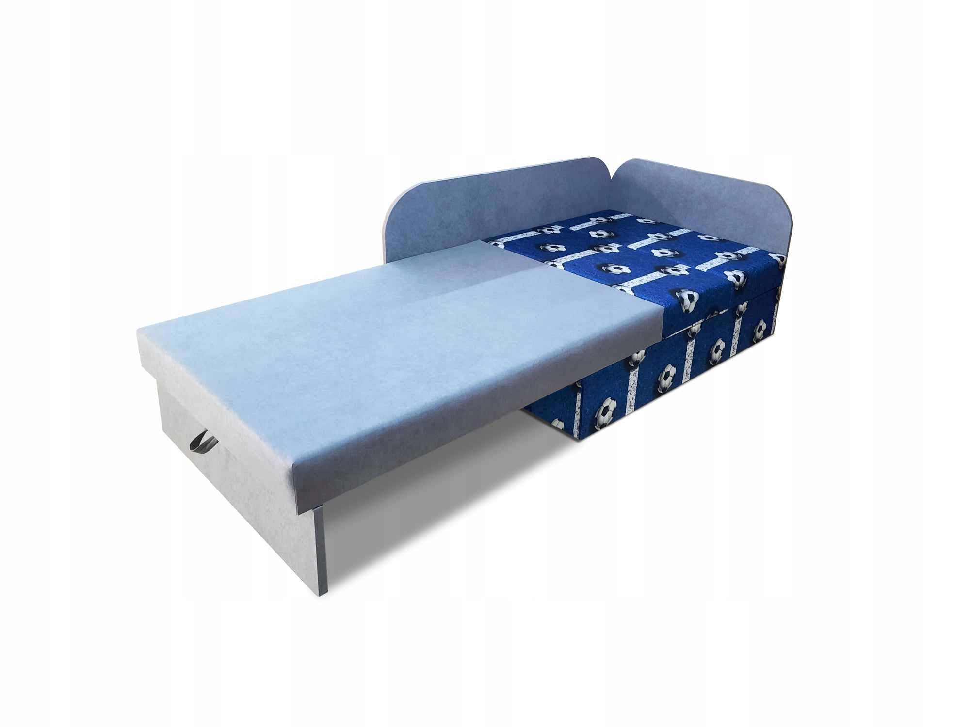 Łóżko dziecięce KUBUŚ fotel rozkładany funkcja spania Długość 105 cm