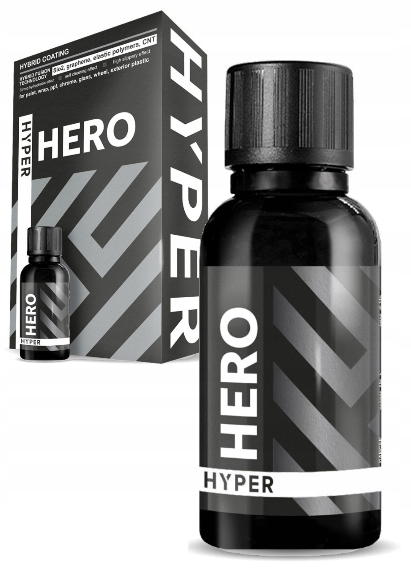 Hyper Hero 30ml Powłoka Hybrydowa z Grafenem Trwałość 5 lat