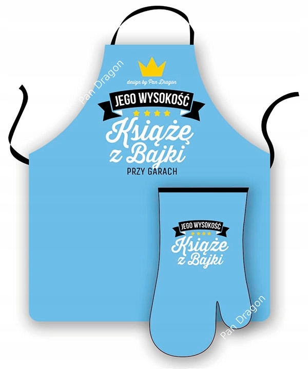 

Fartuch z rękawicą - Jego wysokość Książę z Bajki