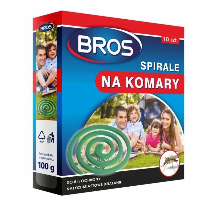 

Bros Spirale na Komary duży rozmiar 10szt 8h