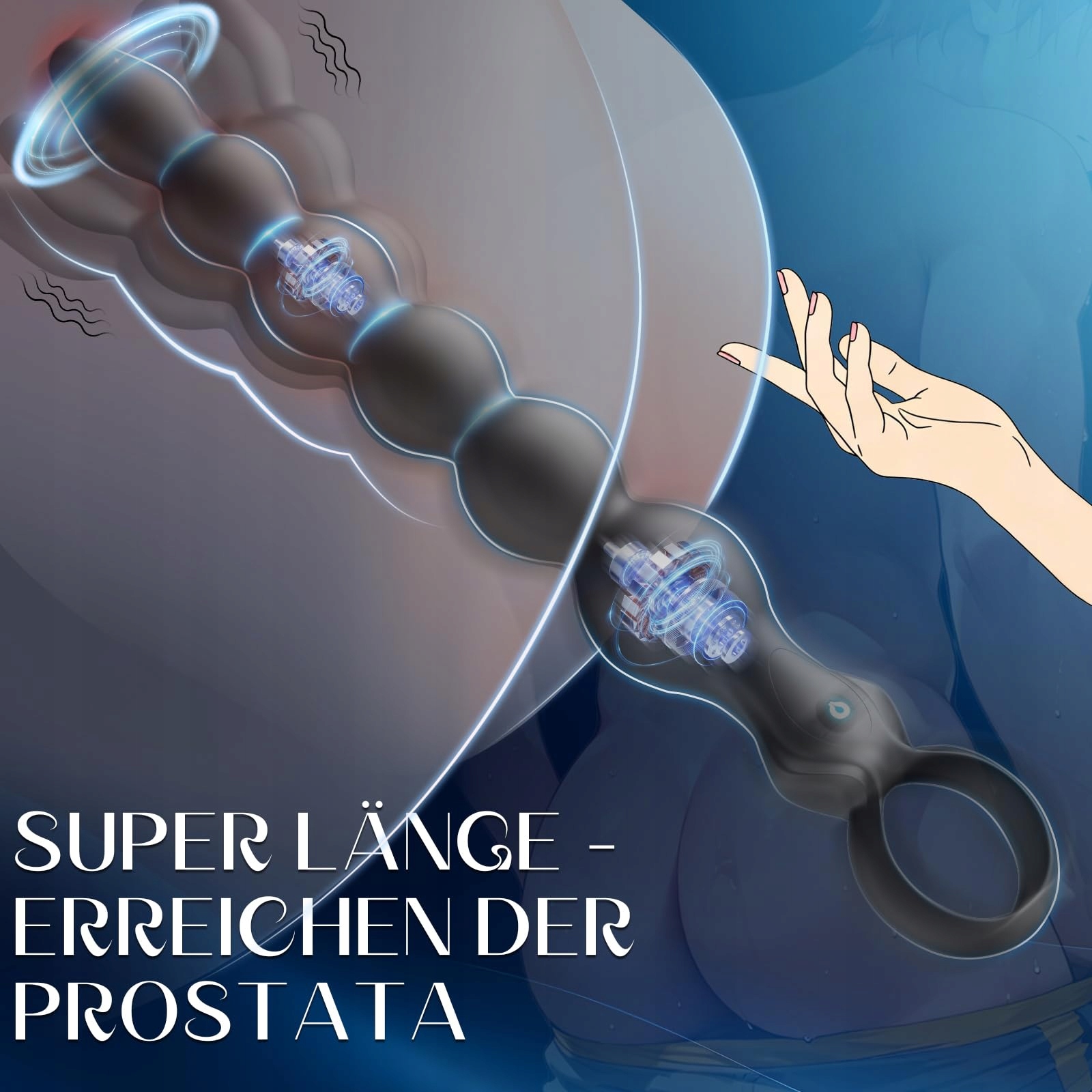 ANALPLUG Zestaw Wibratorów Dla Kobiet i Mężczyzn Stymulacja Prostaty — miniatura 4