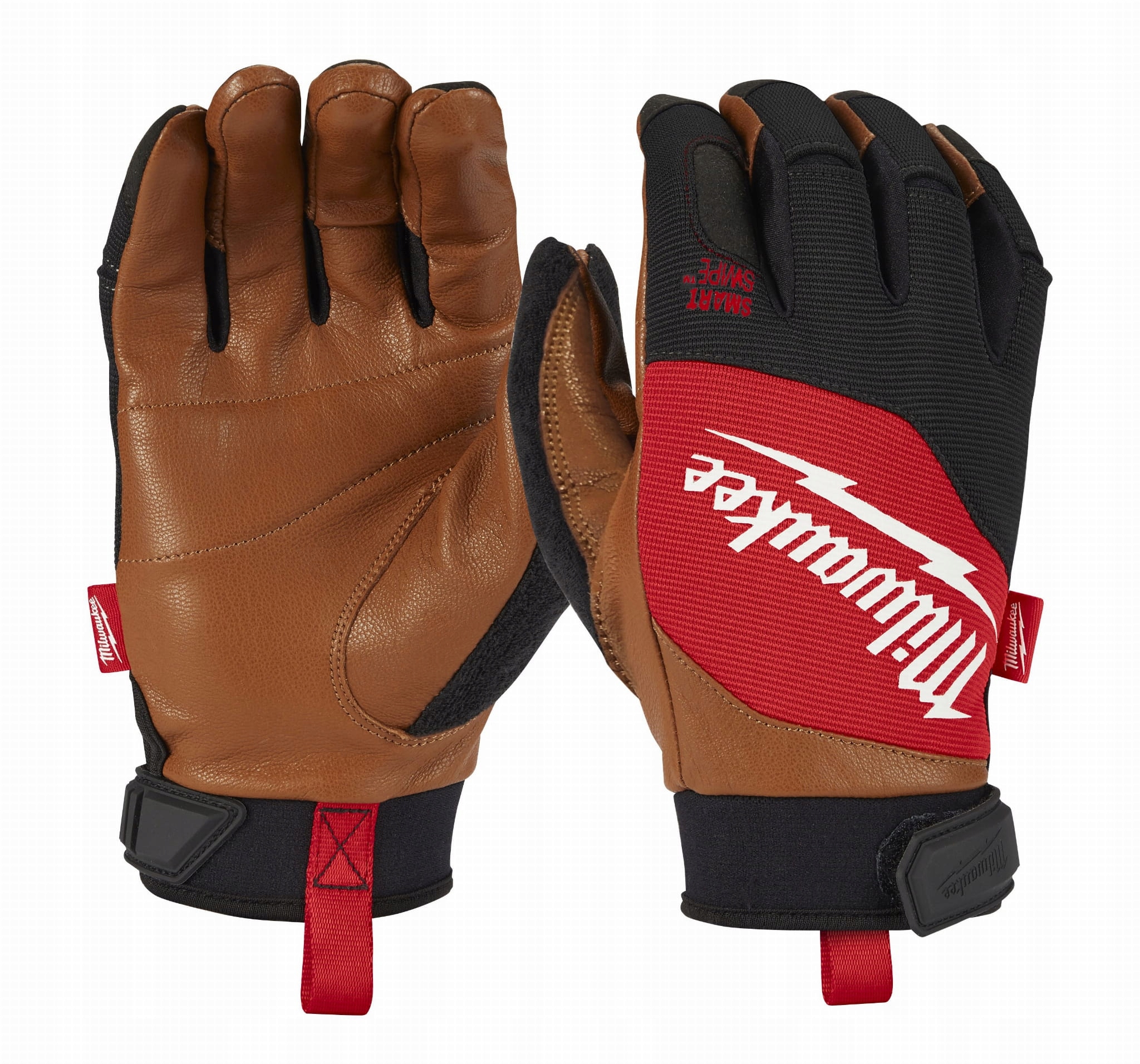 Rękawice skórzane Robocze Ochronne Bhp M 8 Milwaukee Budowlane