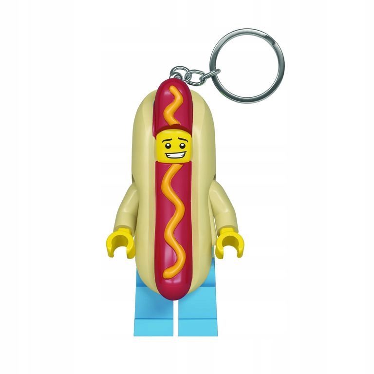 LEGO Brelok LEGO do kluczy z latarką - Hot Dog