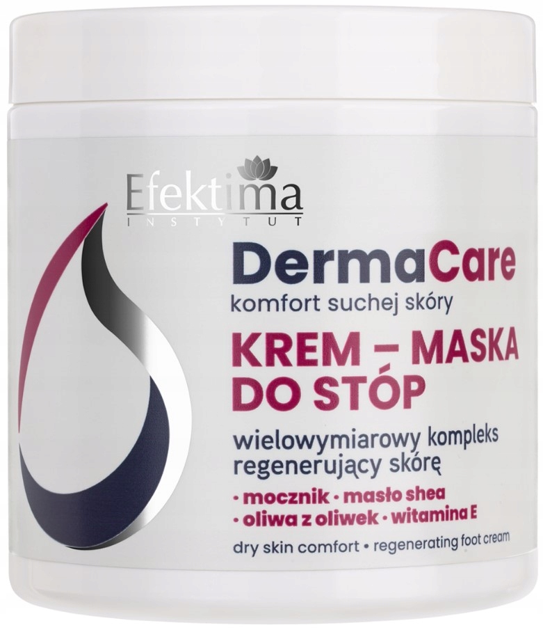 EFEKTIMA DermaCare krem maska do stóp do suchej skóry 200 ml