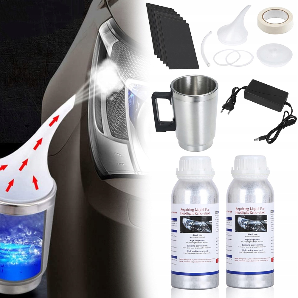 Sada Pro Renovaci Světlometů A Konvic, Kapalina