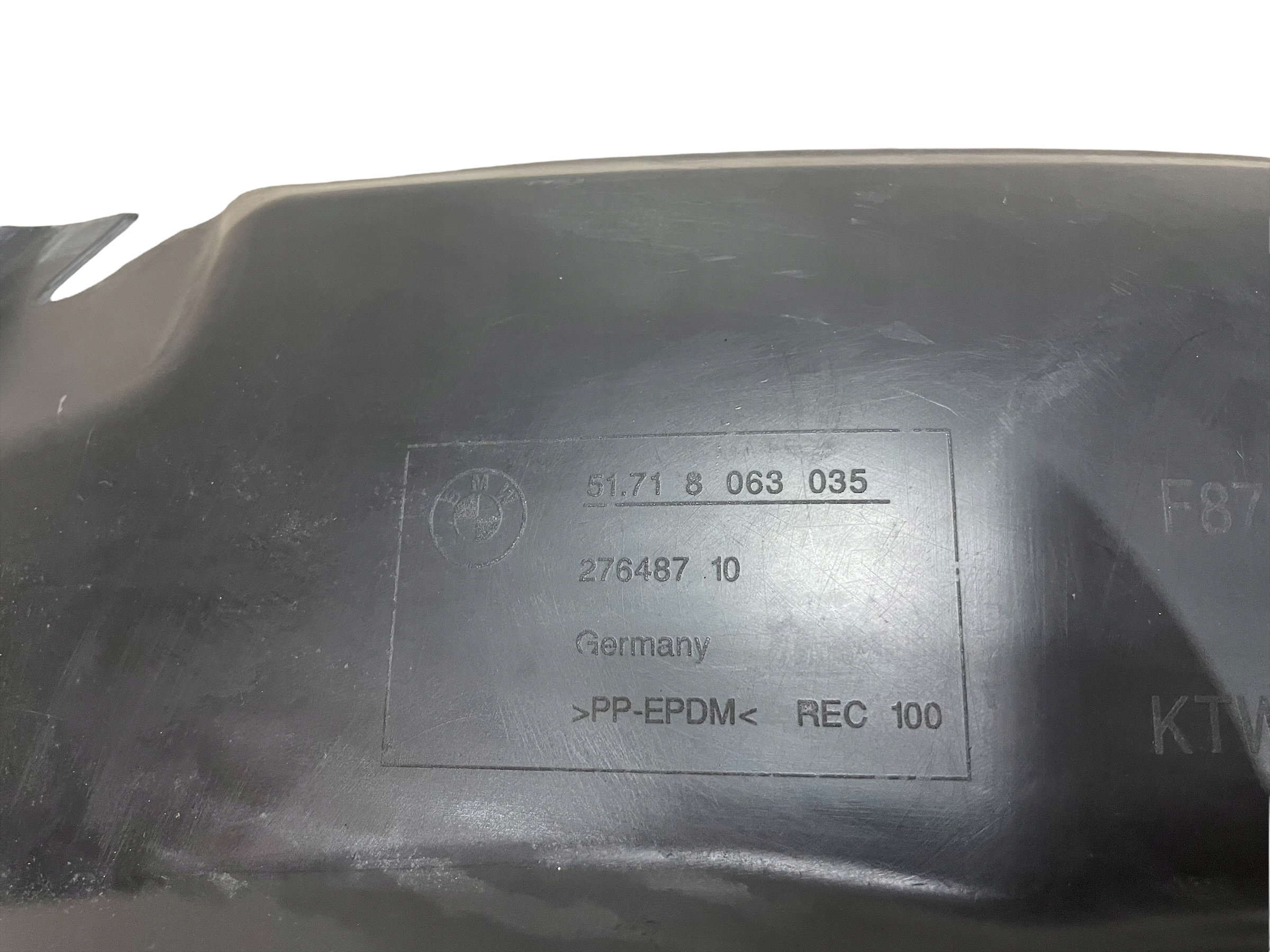 mudguard rear part rear. left BMW M2 F87