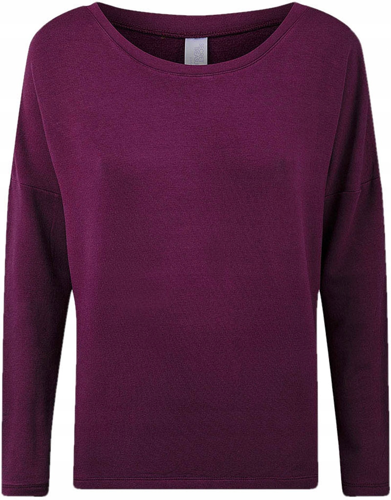 

Damska Gładka Dresowa Bluza Oversize Jagoda Xs 34