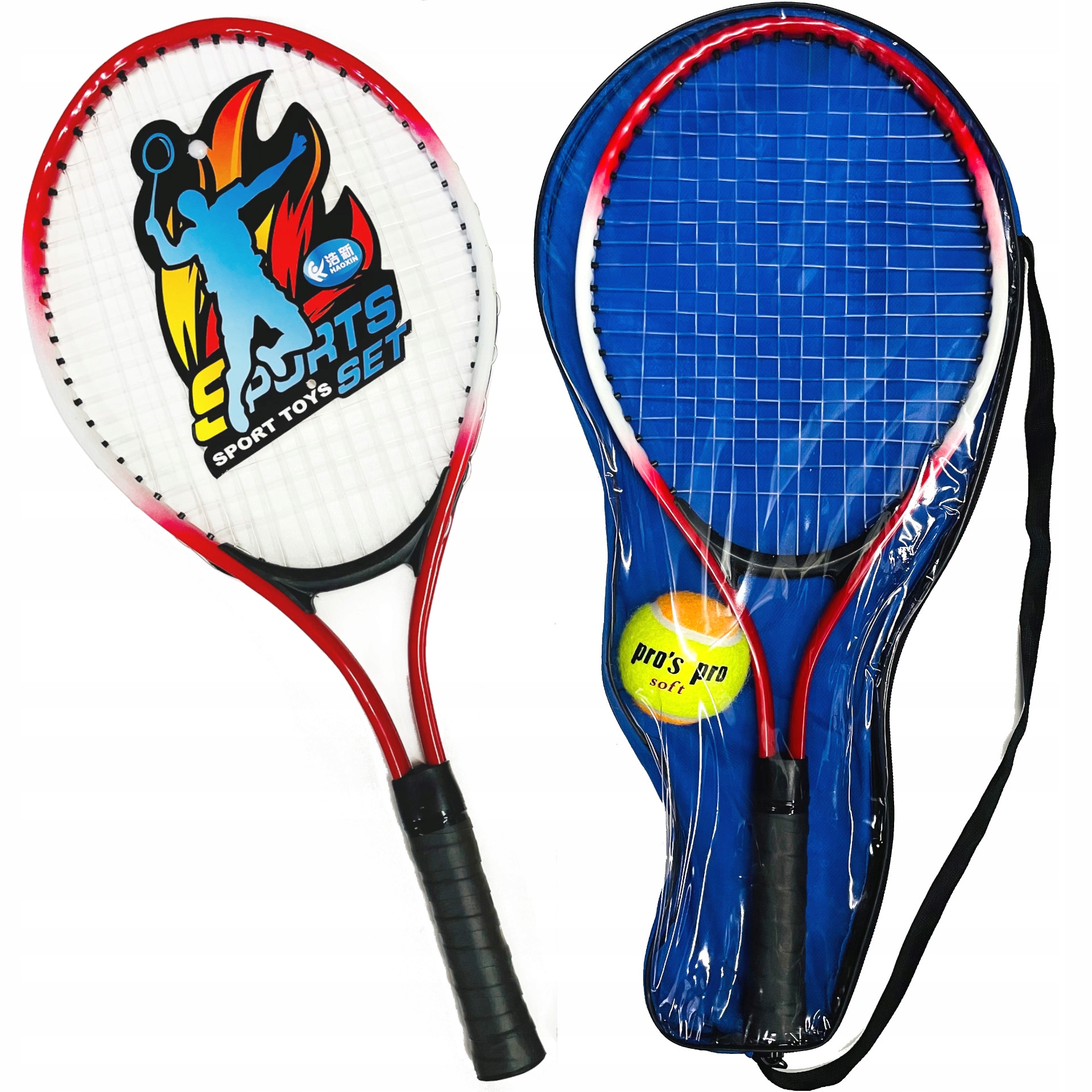 2 Rakietki do tenis ziemny Piłka Tenisowa Soft