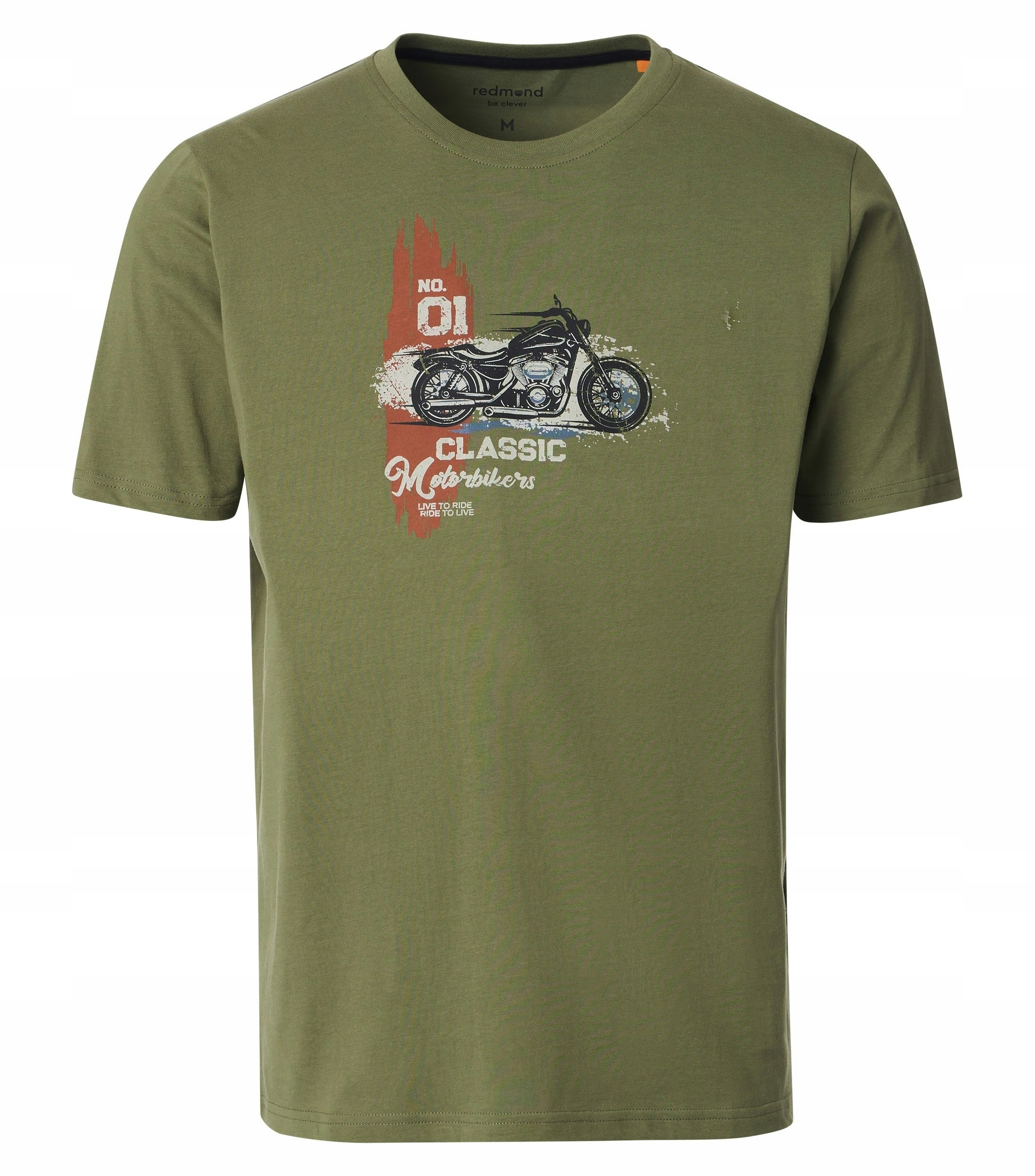 Redmond Velké Velikosti Tričko Bavlněné Tričko S Potiskem 3XL 136 cm