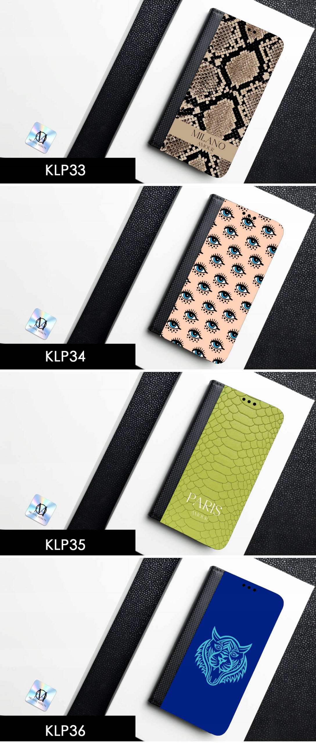 ORYGINALNE ETUI Z KLAPKĄ DO SAMSUNG GALAXY S24 ULTRA WZORY JAKOŚĆ Materiał inny