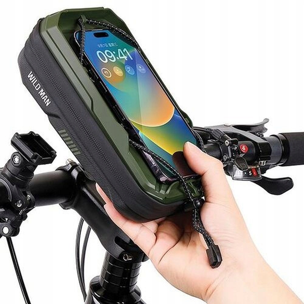 Sakwa na Kierownicę Wildman GX330 Uchwyt Telefon Zatrzask Twarda 0,6L