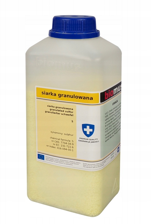 

Siarka granulowana Czysta 5x1kg Biomus