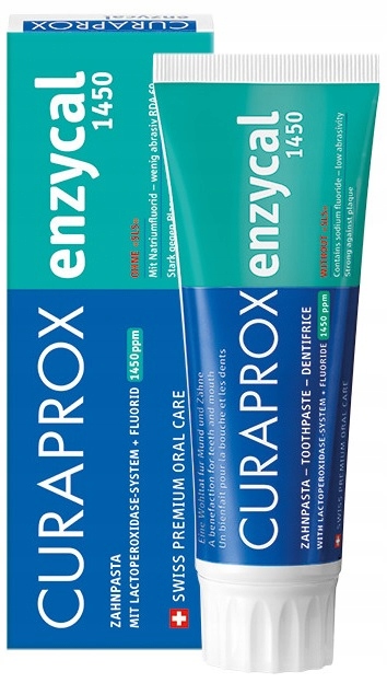 

Curaprox Enzycal Łagodna Pasta 1450ppm Fluoru 75ml