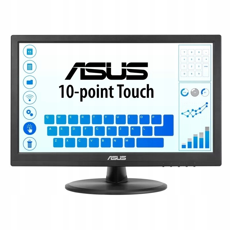 Dotykový monitor Asus VT169HE 15,6" Fhd Ips 10-bodový Hdmi Vesa 75 x 75