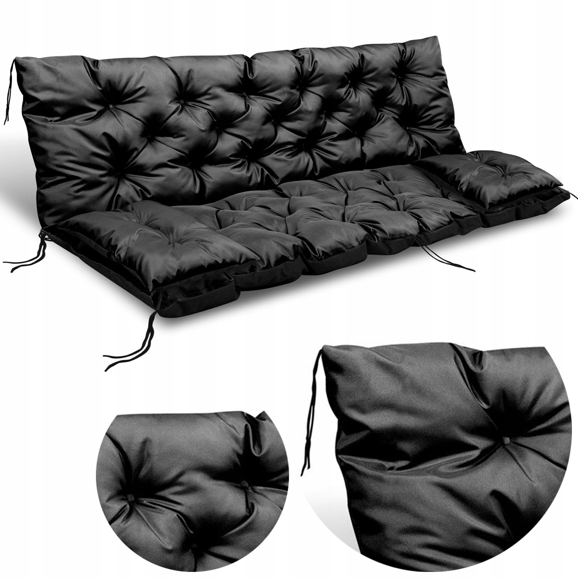 Polštář Na Zahradní Houpačku 150x60x50 CM 2 Polštáře Na Zahradní Lavičku