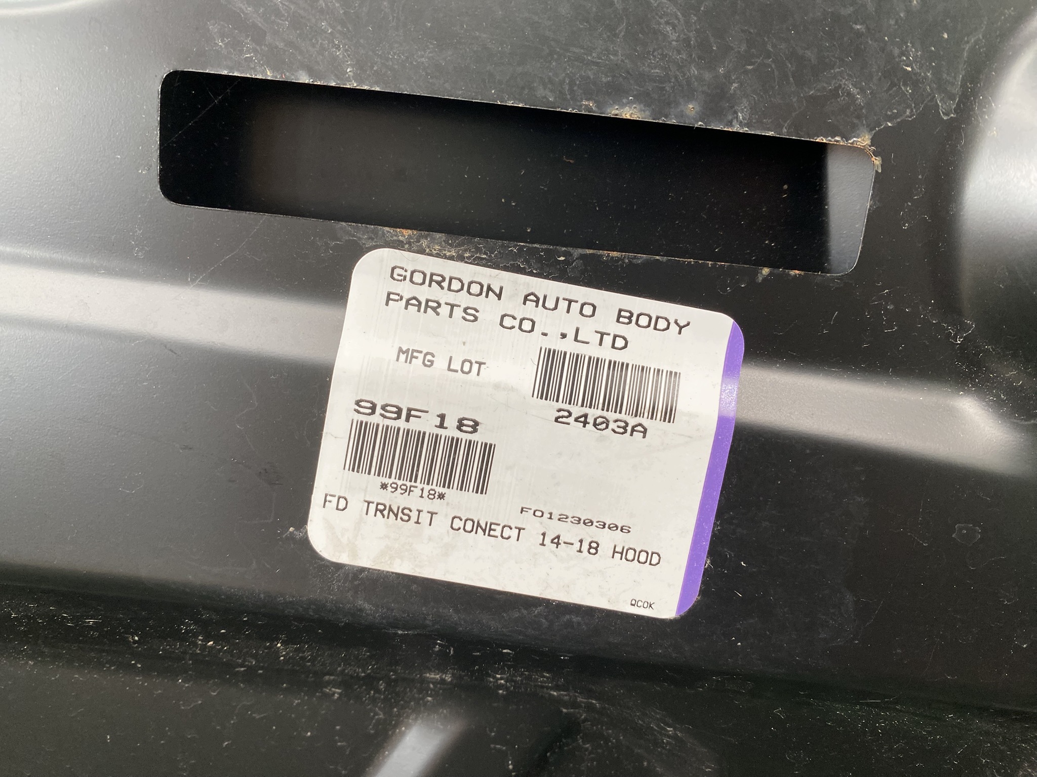 FORD CONNECT MK2 13-18 bonnet new replacement GORDON