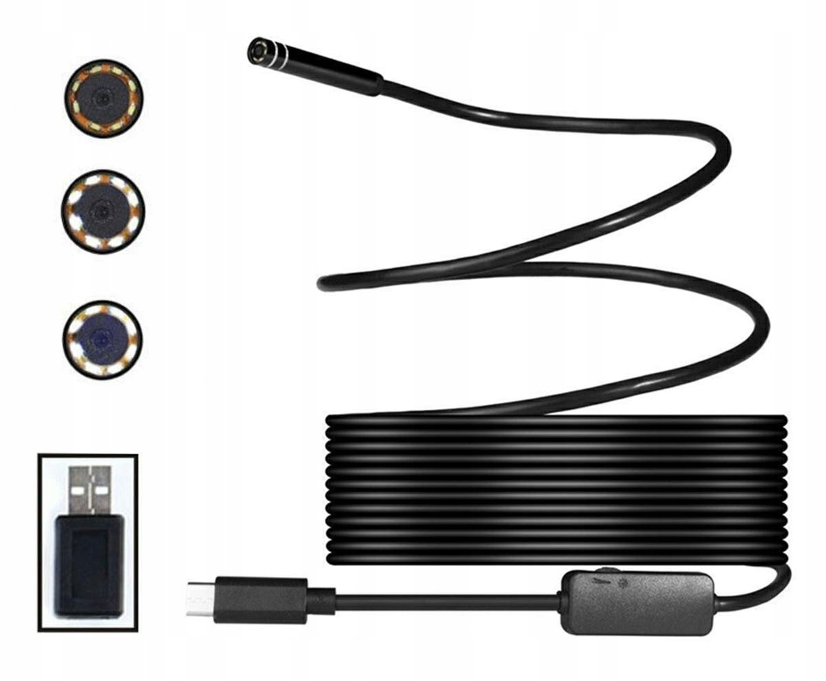 

Endoskop Kamera Inspekcyjna Android Usb-c 5M Mała