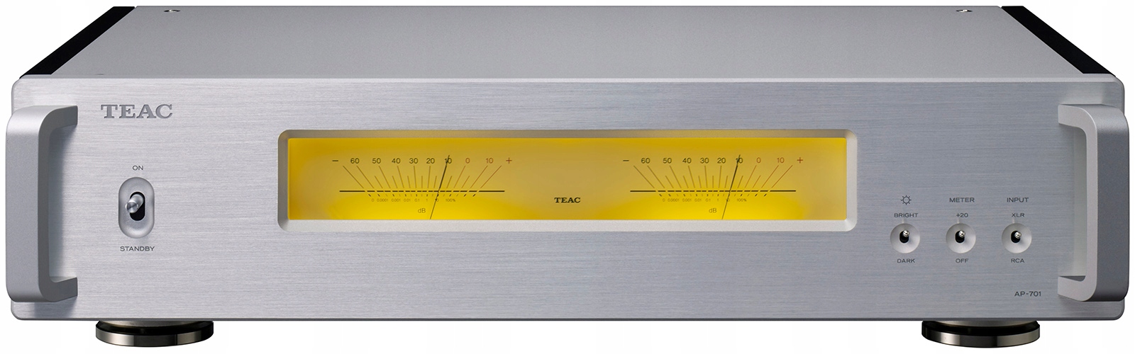 Teac AP-701 Silver Koncovka Výkonu Dual-mono So Srdcom, Dušou A Veľkou Silou