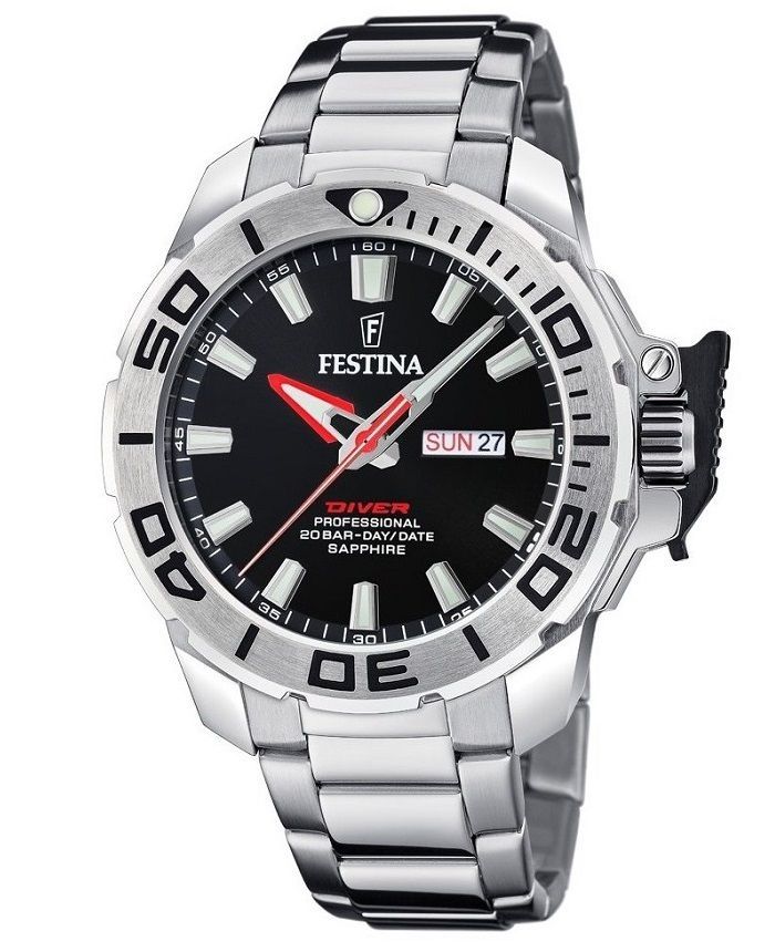 Hodinky Festina The Originals Professional Diver Set F20665/4 45,00 mm 20 Atm