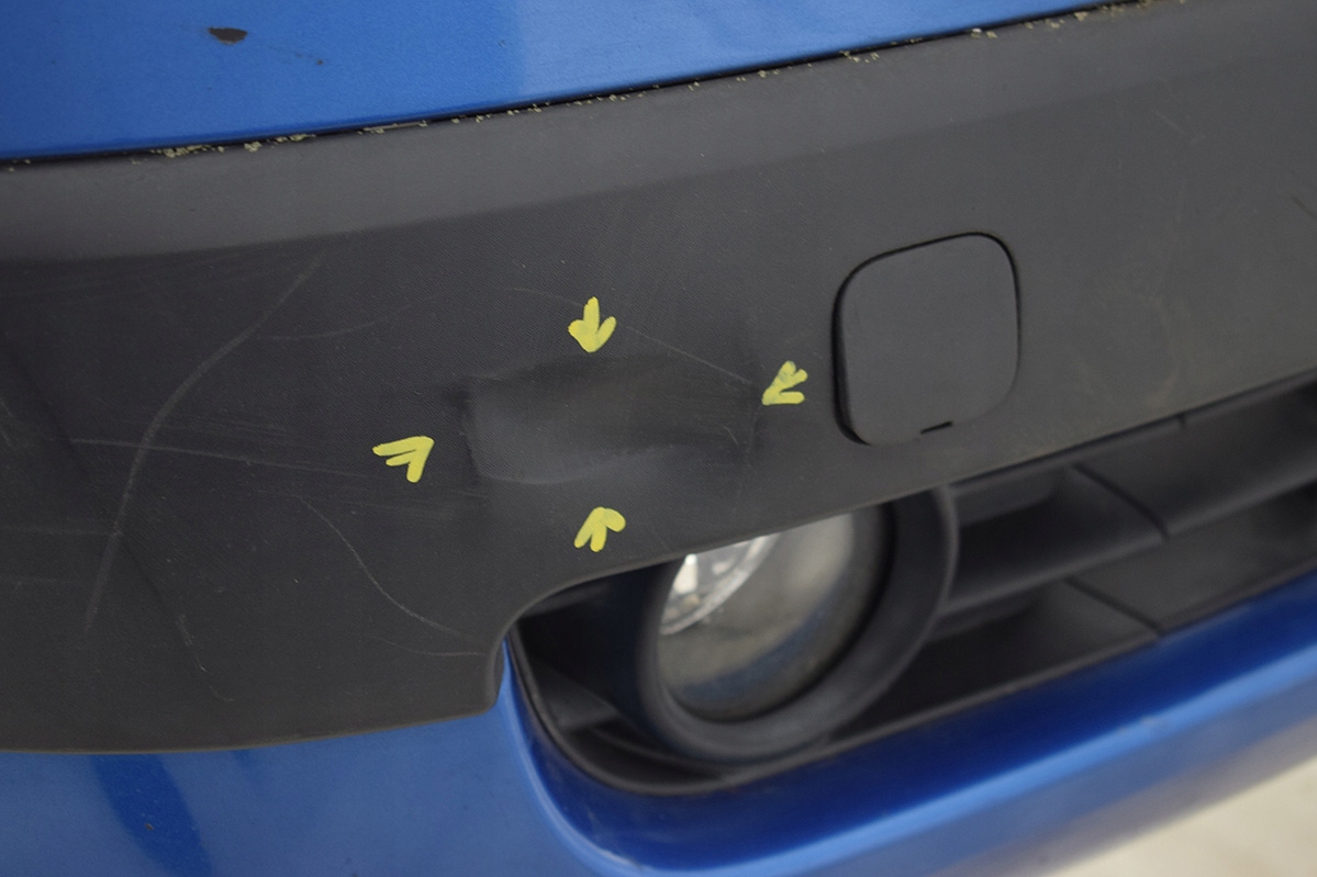 front bumper front RENAULT MEGANE II
