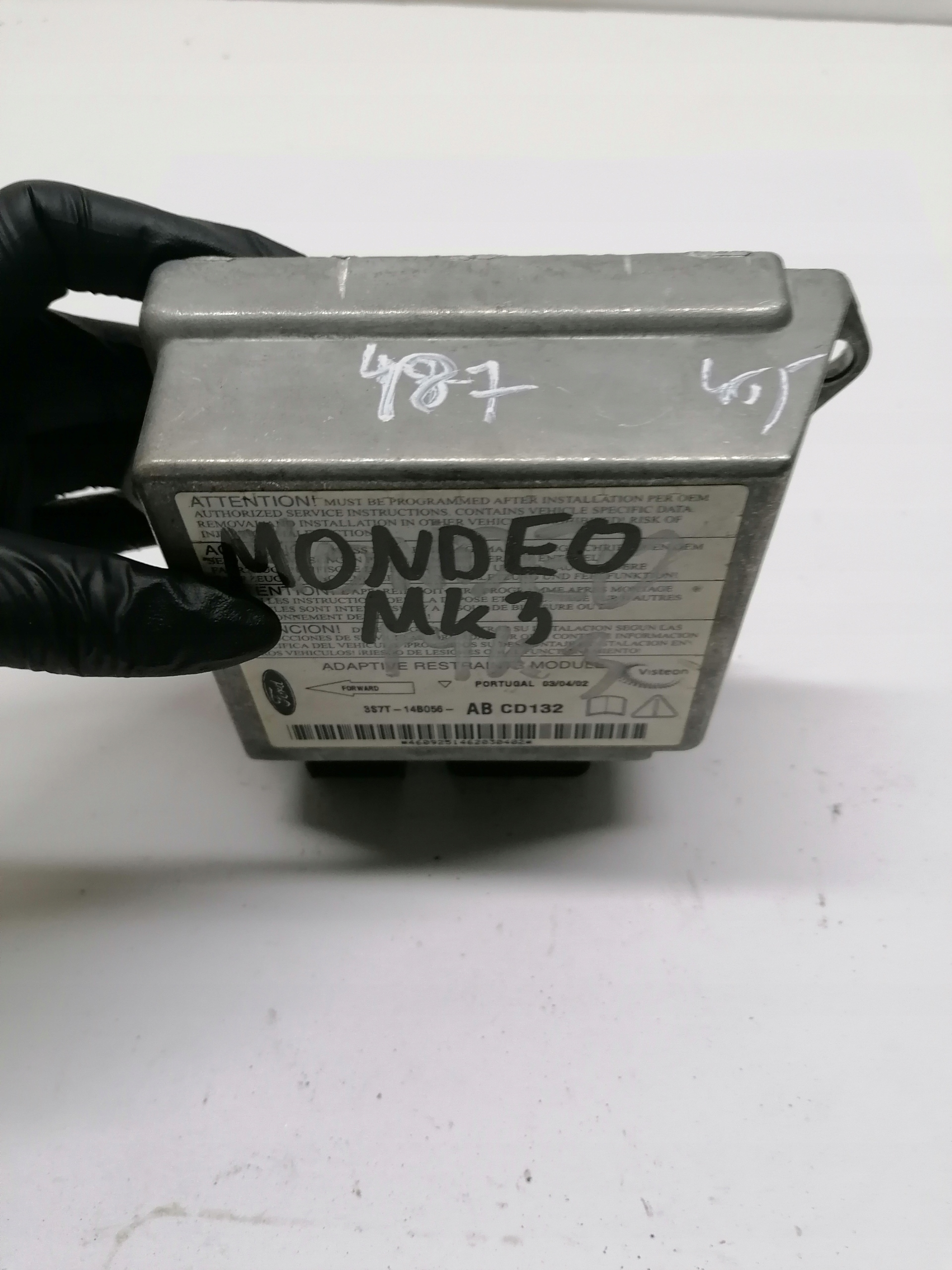 module airbag FORD MONDEO MK3 3S7T-14B056-AB